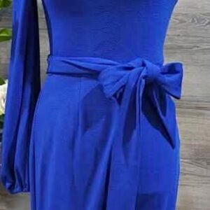 Chic Royal Blue Women's Jumpsuit